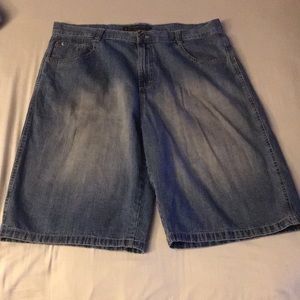 South Pole blue denim shorts 42w